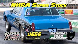 NHRA Super Stock Drag Racing JEGS SPEEDWeek National Trail Raceway