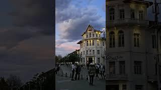 The beautiful sky of Rasht city. The capital of the independent state of Gilan, south of the Caspian