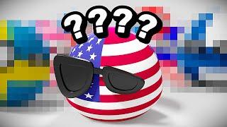 USA KNOWS FLAGS 1-5 | Countryballs Compilation