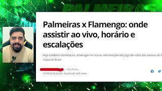 SAIU AGORA!! PALMEIRAS ESTÁ ESCALADO PARA JOGO CONTRA FLAMENGO!! ESTEVÃO VAI FICAR NO...''