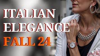 Italian Elegance for 50+ Women: Fall Fashion Inspiration You Need! - Italian Streetstyle