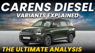 Kia Carens Diesel Variants Explained | Premium, Premium(O), Prestige/Plus, Luxury/Plus, X Line