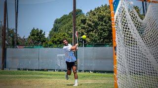 BREAKING DOWN A LACROSSE GOAL IN 21 SECONDS