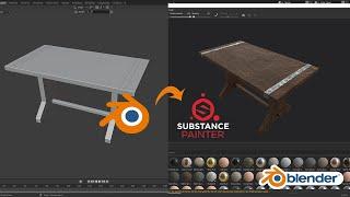 How To Export your Model from Blender to Substance Painter- Blender Tutorial 2.91