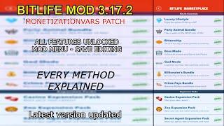 BitLife Mod Tutorial - Every Method Explained - v3.17.2 update (Mod Menu, Unlock Purchases)