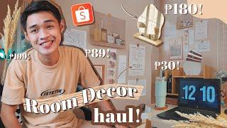 the BEST Affordable Shopee Room Haul! : Decor, Organizers, Etc.