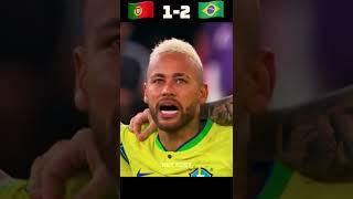 Portugal vs Brazil World Cup Final Penalty Shootout #ronaldo #shorts #football #neymar