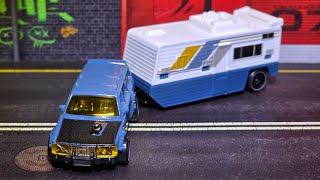 Volvo 240 Drift Camper - Hotwheels - Track Fleet - Unboxing.