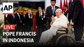 LIVE: Pope Francis speaks at a church in Indonesia