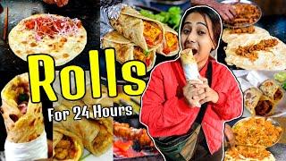 I only ate ROLL for 24 Hours | Food Challenge | Eating all types of roll