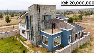 INSIDE Ksh. 20,000,000 Contemporary Villa With An Intriguing Design #kitengela #property #realestate