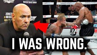 Dana White MOCKS Jake Paul After Mike Tyson FIGHT