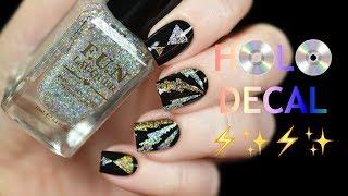 DIY HOLO NAIL POLISH DECAL | F.U.N LACQUER