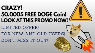 The best #crypto APP!|50k$ of DOGE Coin for FREEFor the faster ones|CRYPTO.COM #DOGE FOR FREE