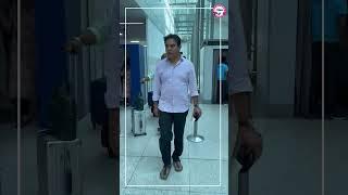 KTR, Kavitha At Delhi Airport Exclusive | #JusticPrevails #BRS #Kavitha #KTR #DelhiAirport #Shorts