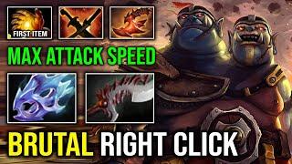 NEW CRAZY RIGHT CLICK Basher + Moon Shard Max Attack Speed 5700 HP Raid Boss Carry Ogre Magi Dota 2