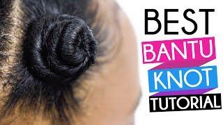 How To | Perfect Bantu Knots on Natural Hair & Transitioning Hair