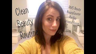 My everyday CLEAN BEAUTY MAKEUP routine (RMS BEAUTY, BEAUTYCOUNTER, PACIFICA, MINERAL FUSION)