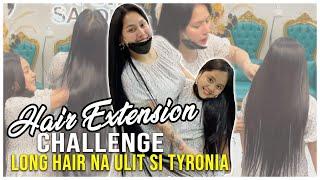 HAIR EXTENSION CHALLENGE KAY BABY TYRONIA FOWLER | DHENDHEN SALON