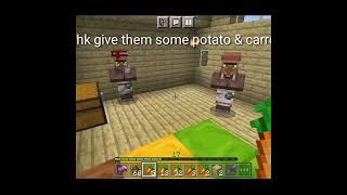 why villagers are not breeding in minecraft/ Minecraft villager breeding #mcpe #ytshorts #shorts