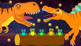 We're Going on a T rex Dinosaur Hunt vs Spinosaurus Hunt vs Hickory Dickory+More Traditional Rhymes