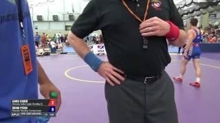 61 Consi of 32 #2 - James Rader (Nebraska Golden Eagles WC) vs. Brian Peska (Nebraska Wrestling T...