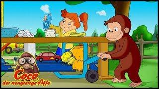 Coco der Neugierige Affe | Die Autowaschanlage | Cartoons für Kinder