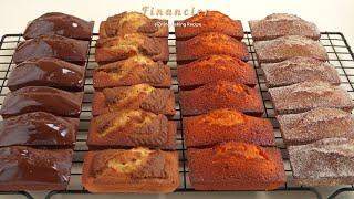4종 휘낭시에(초코, 로투스, 황치즈, 츄로스) 만들기 : 4 flavors of Financier｜siZning