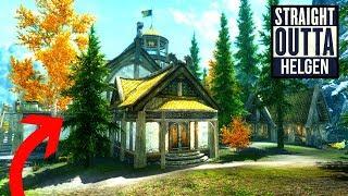 BUILDING A MANSION! - Skyrim Straight Outta Helgen | Episode #17