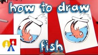 How To Draw Fish From The Cat In The Hat