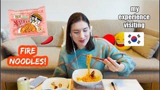 Rosé Fire Noodles Mukbang + My Experience Living in S. Korea