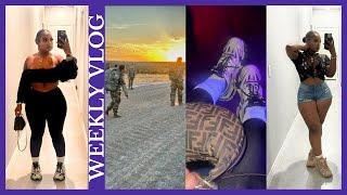 VLOG | BALANCING LIFE, BIG BOOGIE CONCERT + LIFE IN THE US ARMY RUCKING, WEAPONS, FITNESS,  FIELD