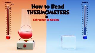 How to Read a Thermometer | Parts of a Thermometer | Reading a Thermometer for Kids.