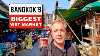 Bangkok's Largest Market and Talat Noi. You can drive through it!