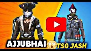 Ajjubhai94 vs Tsg.Jash | who is best #totalgaming #twosidegamers #tgarmy #tsgarmy #freefire.    Live