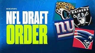 UPDATED 2025 NFL Draft Order: Jags hold first overall pick for third time in 5 seasons