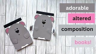 Adorable Hugging Bear Composition Book / FREE Download