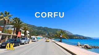 Corfu Greece - 4K Scenic Drive