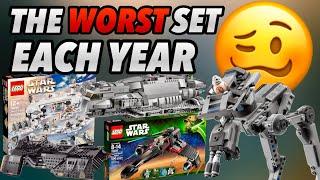 The Worst LEGO Star Wars Set Each Year 1999-2022