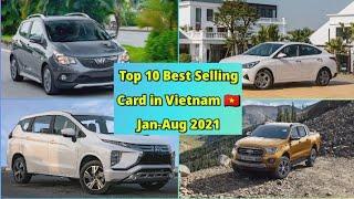 Top 10 Best Selling Cars in Vietnam  Jan-Aug 2021