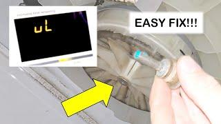 uL Error? Try This First! Maytag Bravos Washer Repair - 5 min Fix