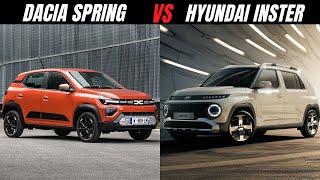 2024 Dacia Spring vs Hyundai INSTER: Budget Electric Car Showdown!