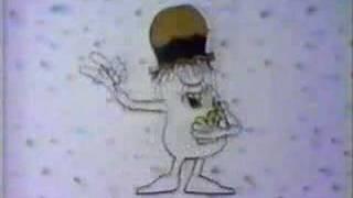 Classic Sesame Street animation - Christopher Clumsy's feet