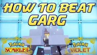 How to Beat Garganacl! Pokemon VGC Series 2 Scarlet and Violet Competitive Ranked Wifi Battle