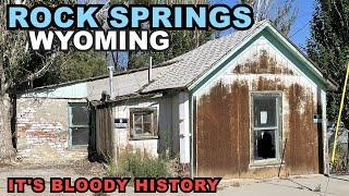 ACROSS WYOMING Back Roads Drive to ROCK SPRINGS - Site Of One Of American History's Darkest Events