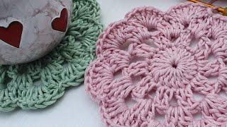 How to Crochet Coasters Super Popular Fast and Easy for Beginners#howtocrochetcoasters