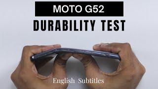 Motorola G52 Durability Test - pOLED better than AMOLED ?