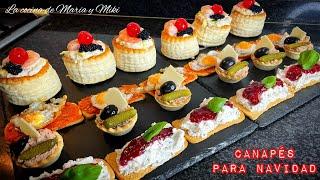 CANAPÉS PARA NAVIDAD 4 Ideas Muy Fáciles 