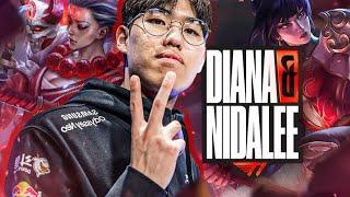 ONER LOCKS IN NIDALEE & DIANA VS DRX - LCK SUMMER 2024 - CAEDREL