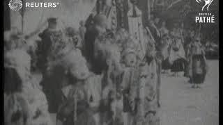 JAPAN: Japanese Ceremonies to mark Buddha's Birthday (1928)